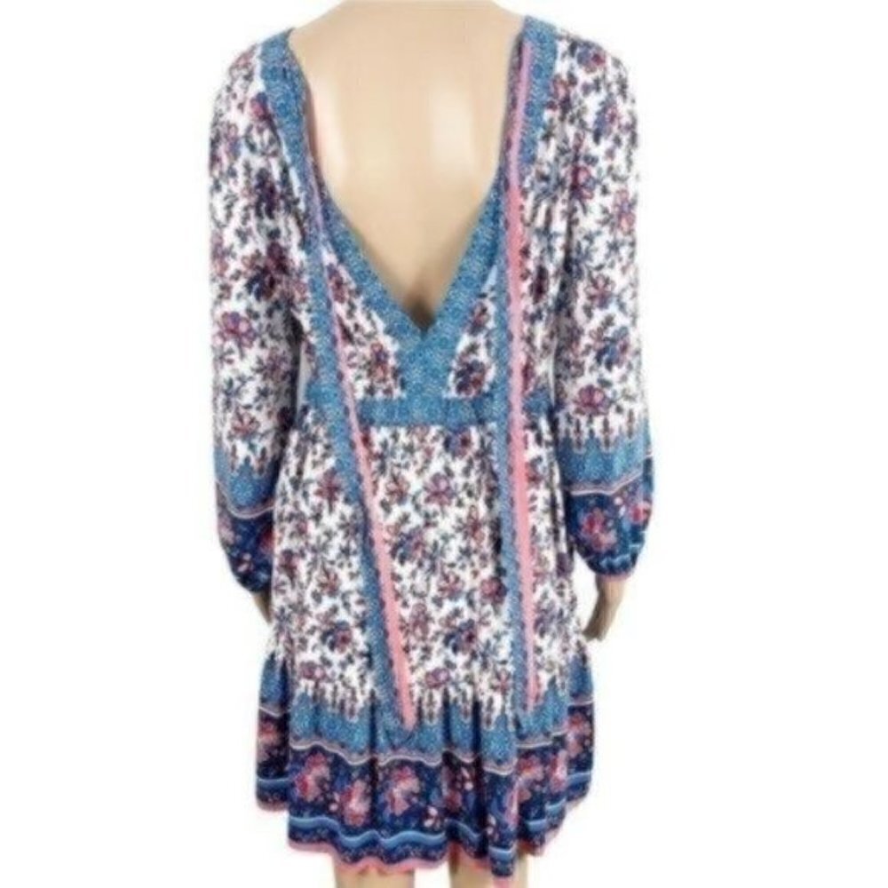 Loft Beach Rayon v-neck floral dress size small Style 524242 - Picture 4 of 9